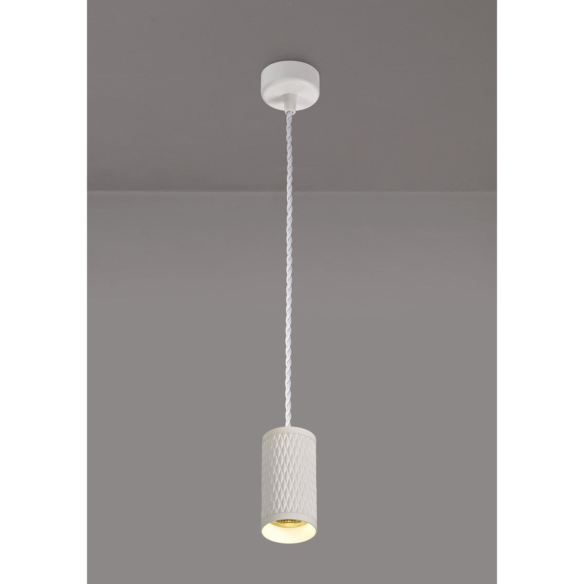 Stratton Small Sand White Pendant