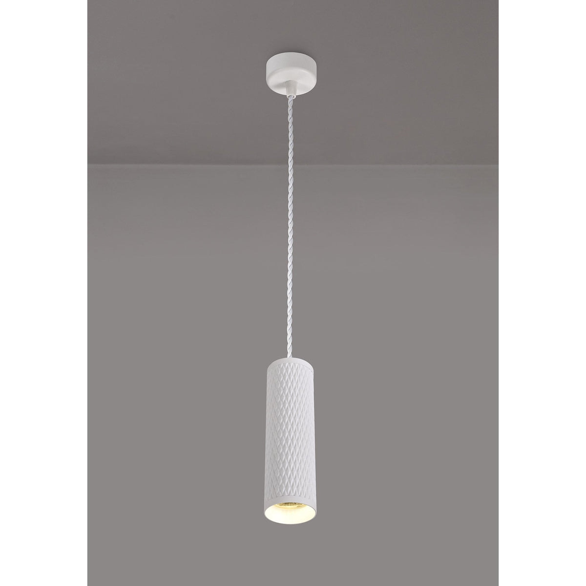 Stratton Medium Sand White Pendant