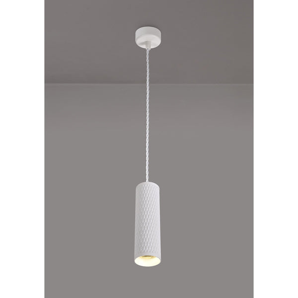 Stratton Medium Sand White Pendant