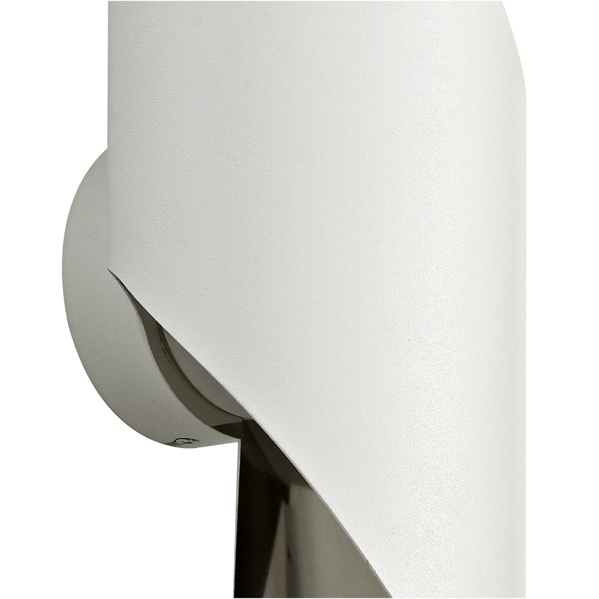 Fincham Large 8w LED Wall Light in White & Polished Chrome