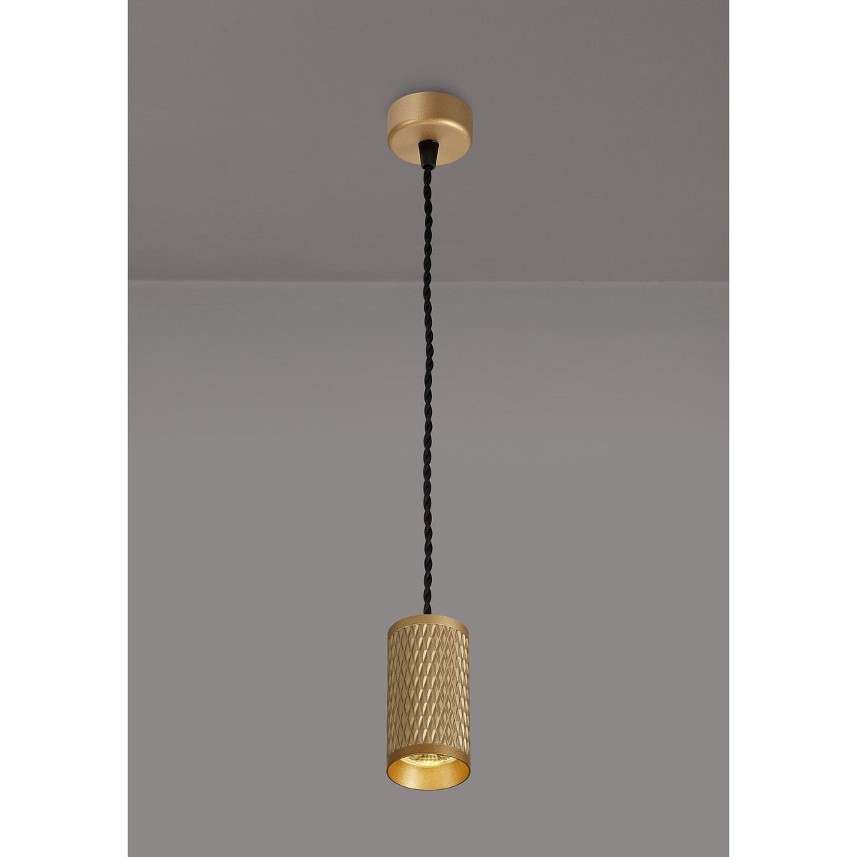 Stratton Small Champagne Gold Pendant