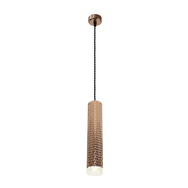 Stratton Large Rose Gold Pendant with Acrylic Diffuser
