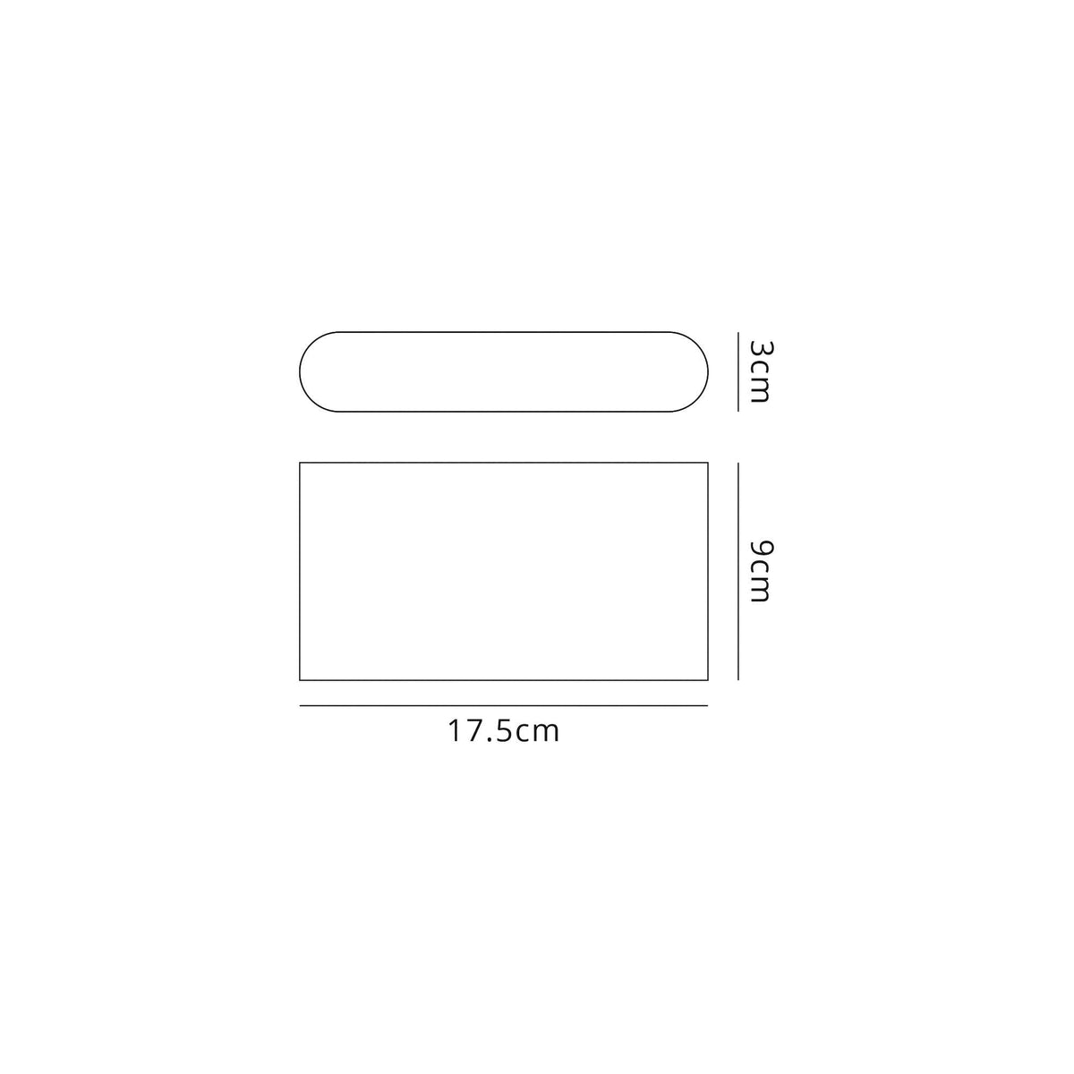 Aylesbeare Up and Down IP54 LED Wall Light in Black & Silver