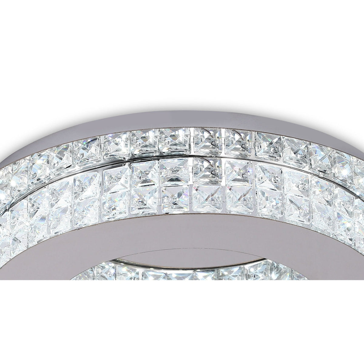 Christow 18W LED Ceiling Light in Polished Chrome Crystal