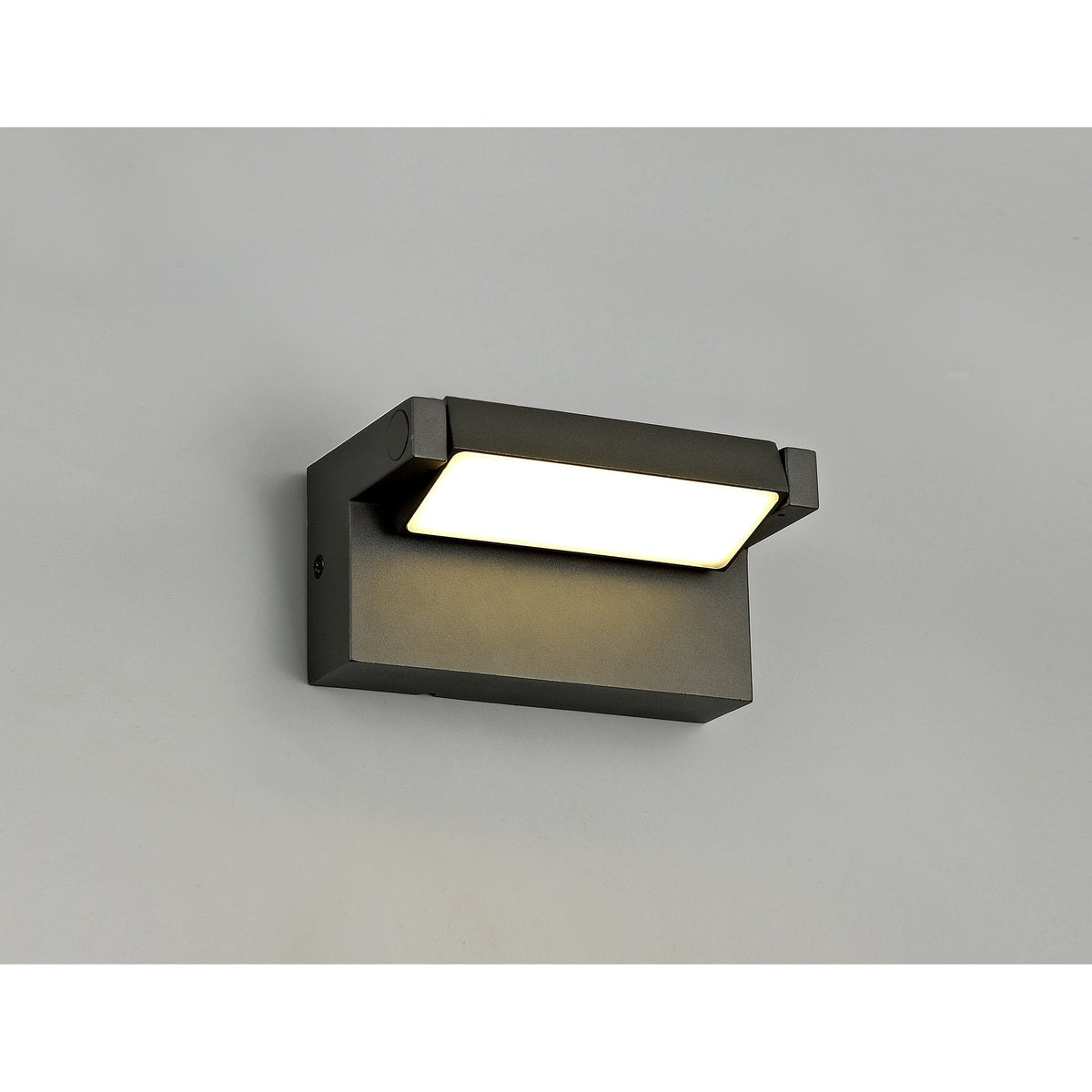 Dalwood 10W LED IP54 Adjustable Wall Light in Graphite Black