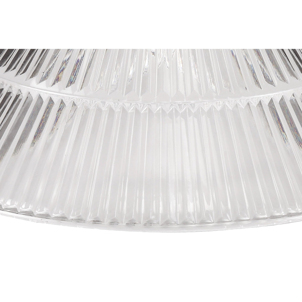 Fremington Polished Nickel Linear With Clear Cone Glass Shades