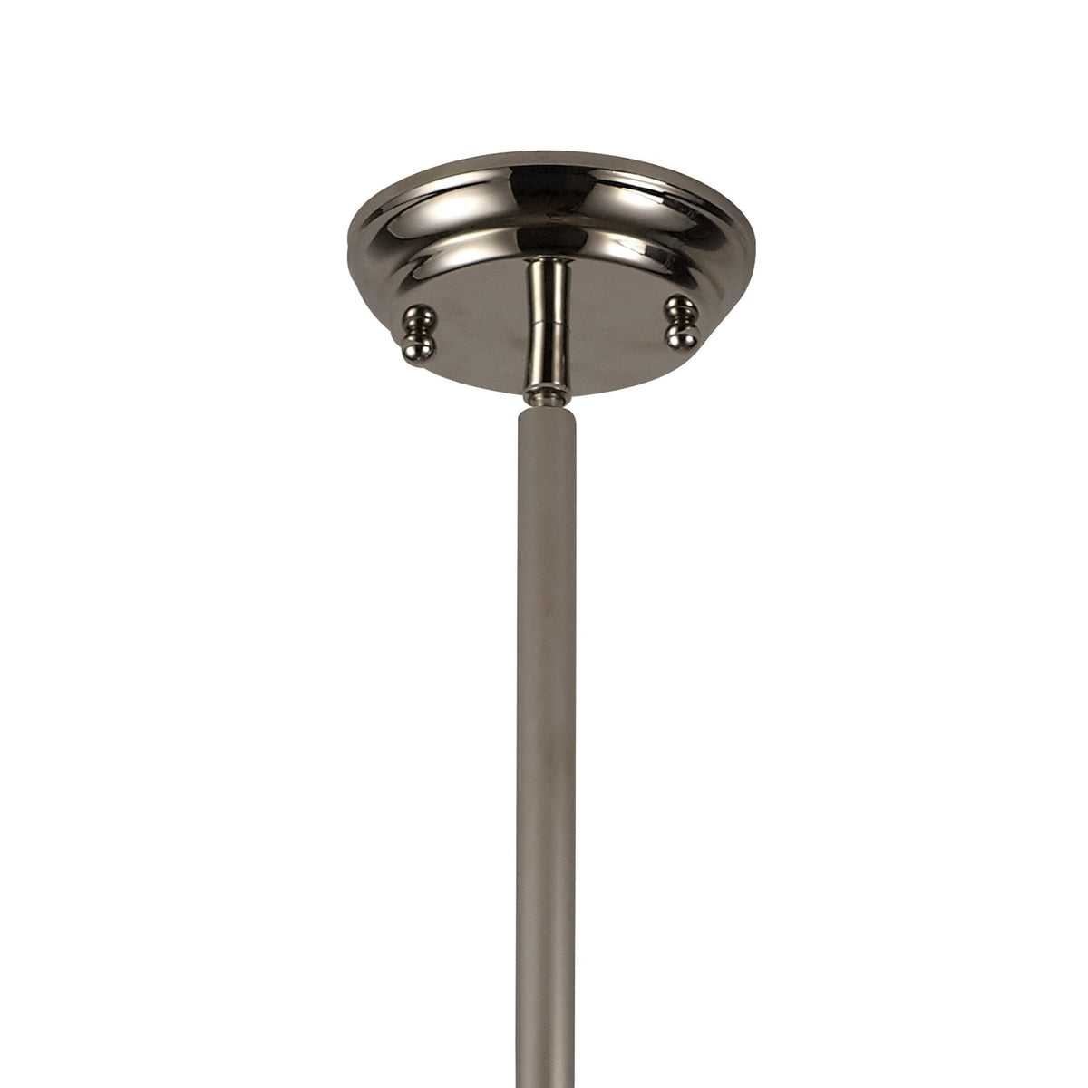 Fremington Pendant in Polished Nickel & Frosted Glass Diffuser