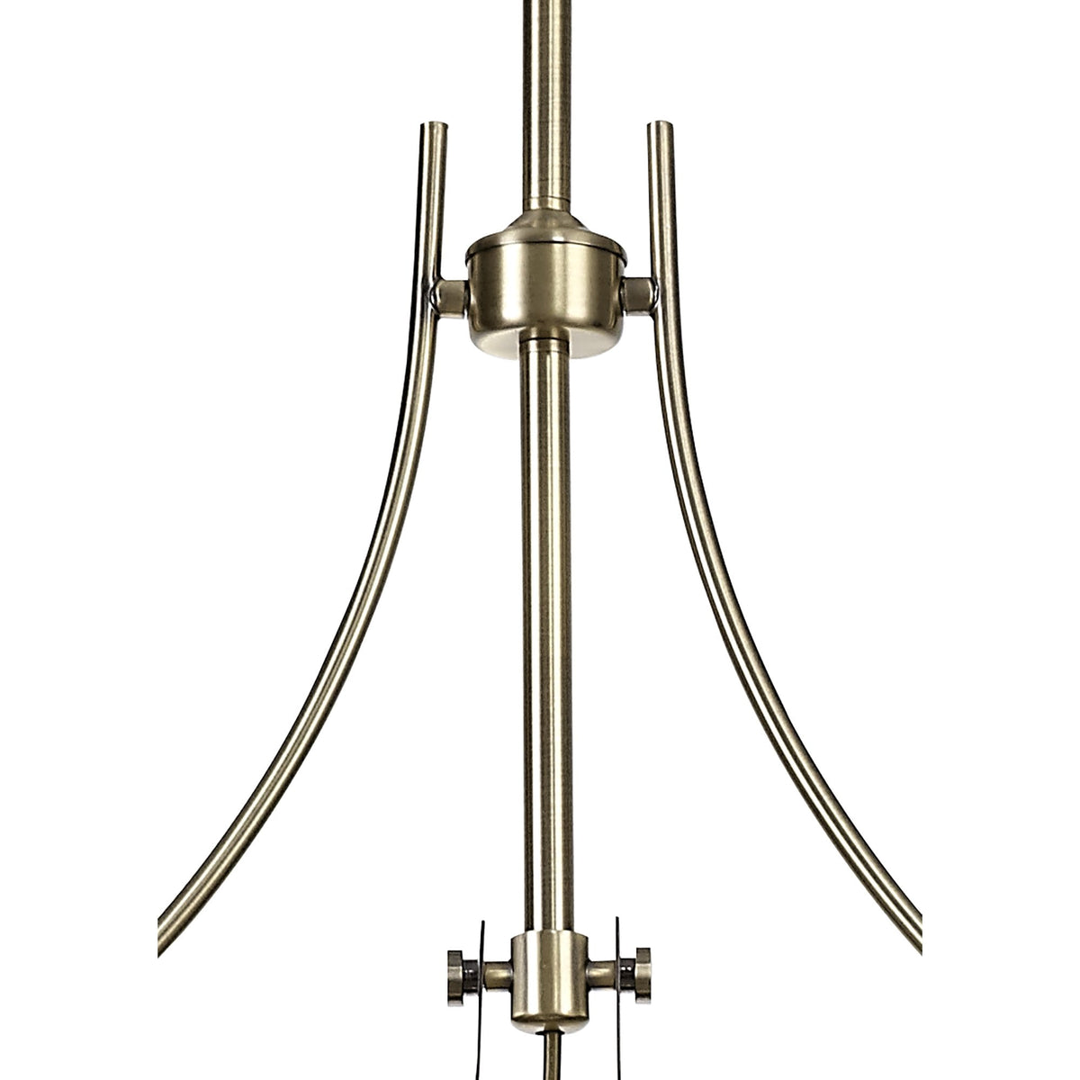 Fremington Linear Pendant in Antique Brass with Frosted Glass Diffuser