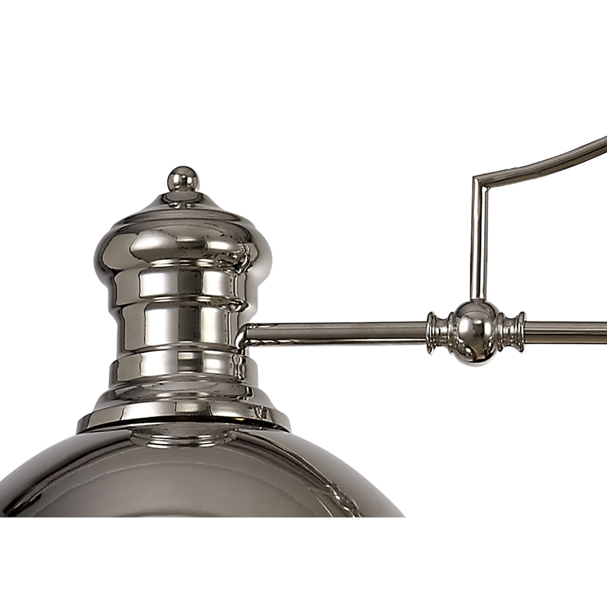 Fremington Linear Pendant in Polished Nickel with Frosted Glass Diffuser