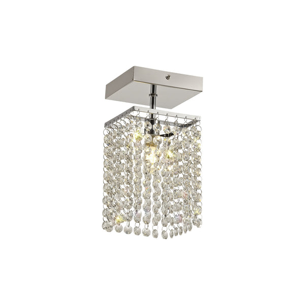 Cranbrook G9 IP44 Ceiling Light in Polished Chrome and Crystal