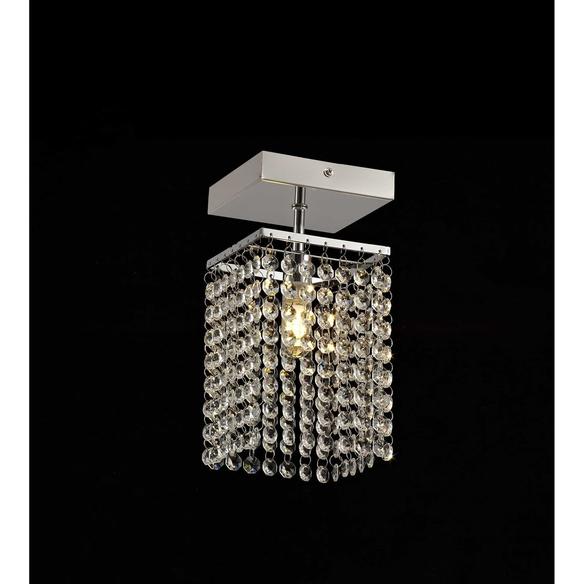 Cranbrook G9 IP44 Ceiling Light in Polished Chrome and Crystal