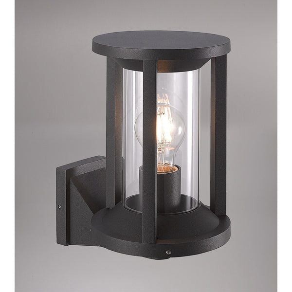 Lifton Exterior IP65 Wall Lamp Lantern in Anthracite