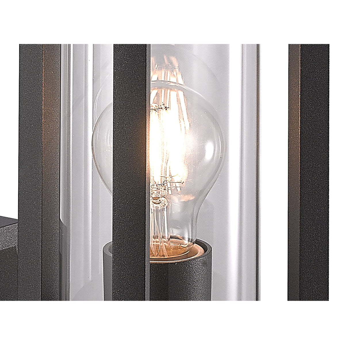 Lifton Exterior IP65 Wall Lamp Lantern in Anthracite