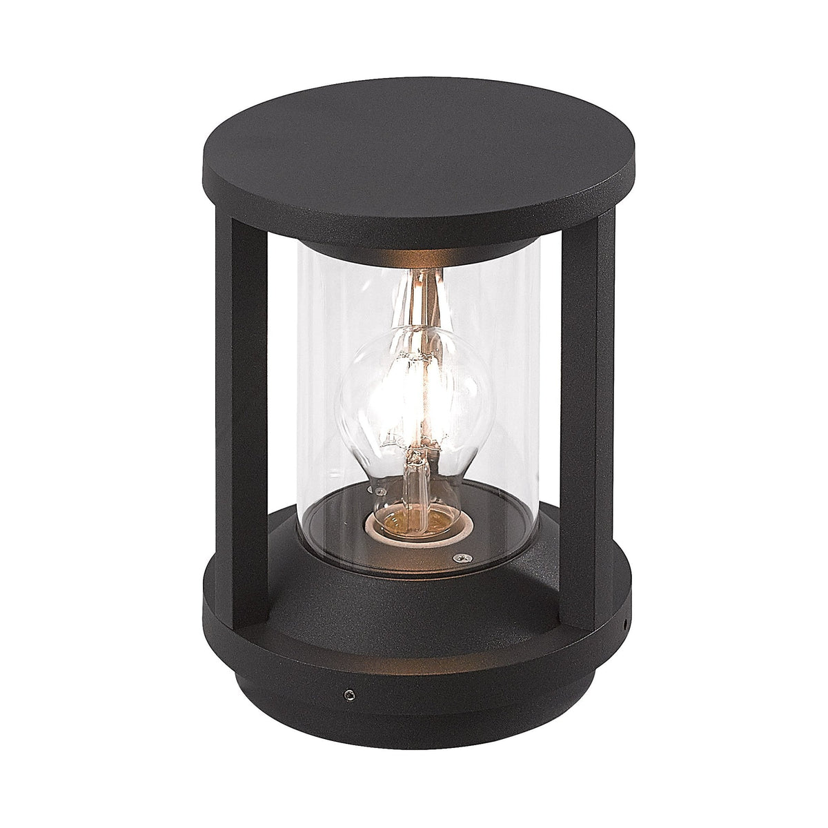 Lifton IP65 Pillar Lamp in Anthracite