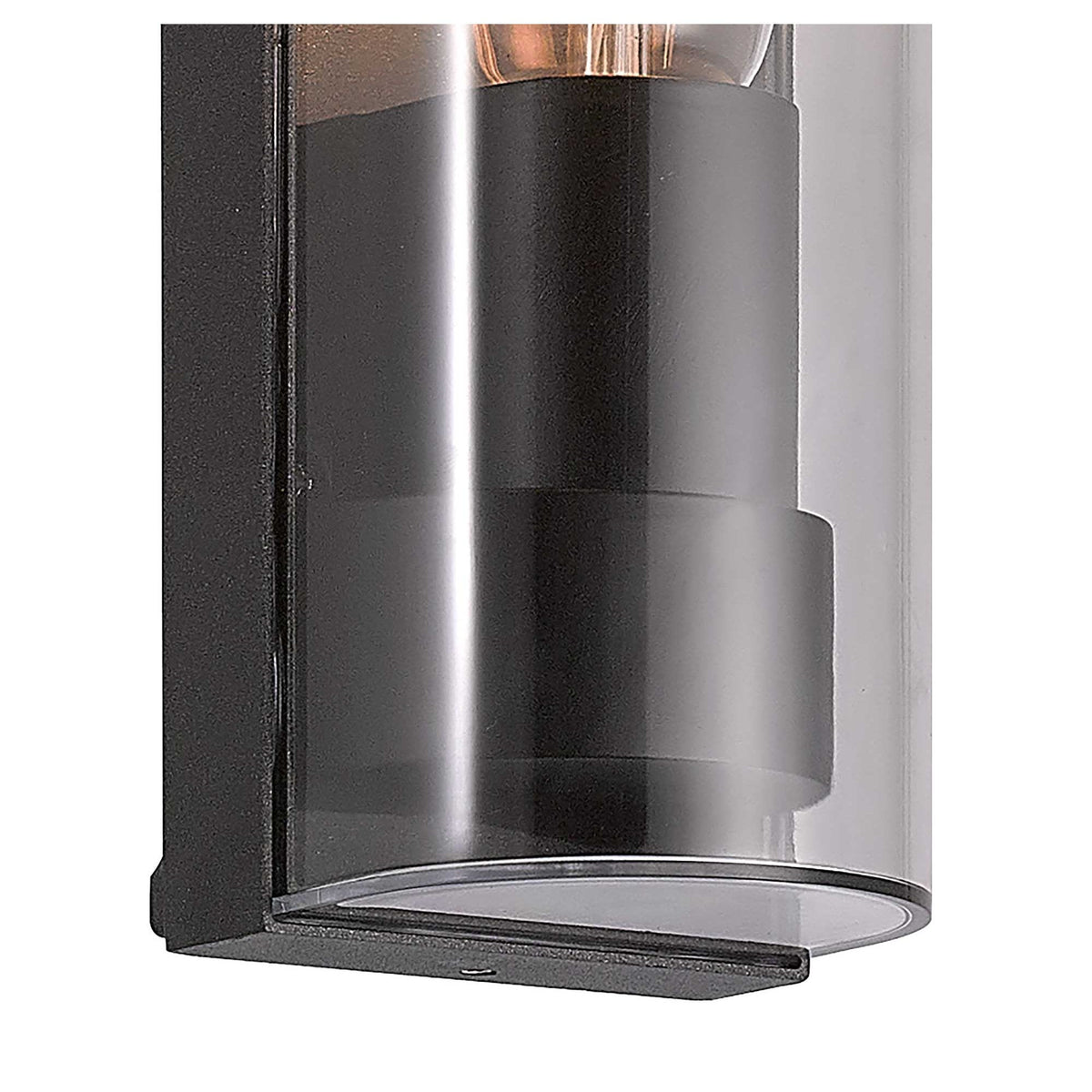 Lifton Exterior Curved IP65 Wall Light in Anthracite