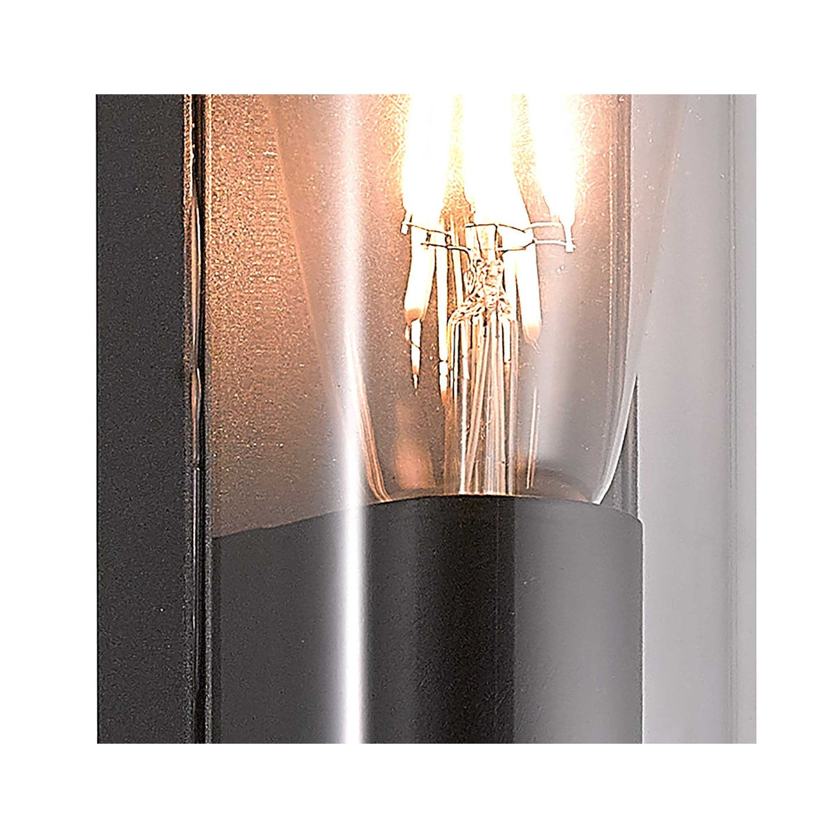 Lifton Exterior Curved IP65 Wall Light in Anthracite