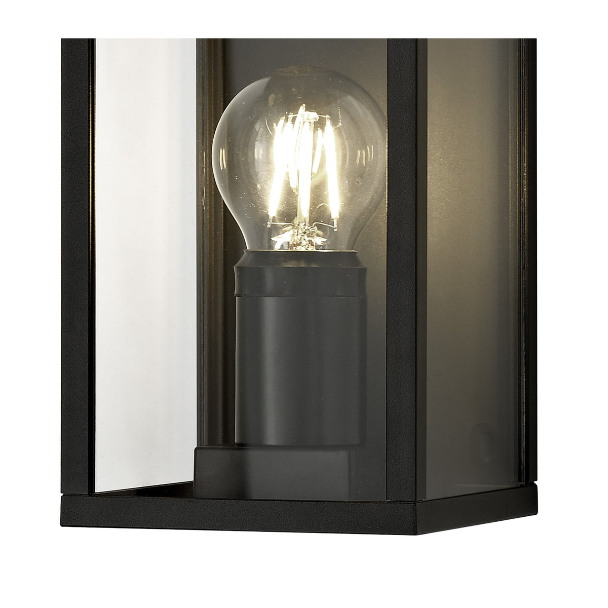 Meavy IP54 Outdoor Wall Light in Graphite Black