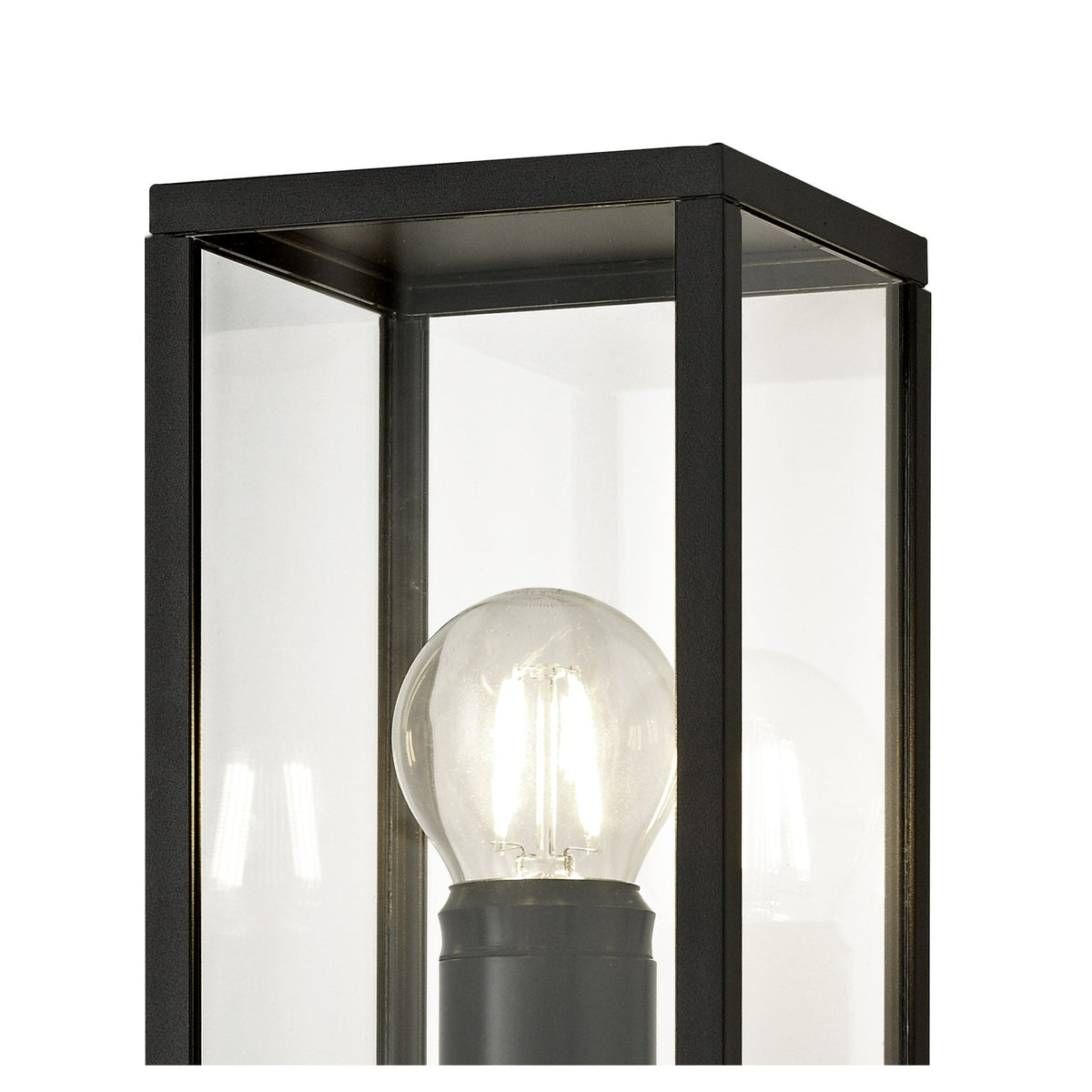Meavy IP54 Exterior Up Wall Light in Graphite Black