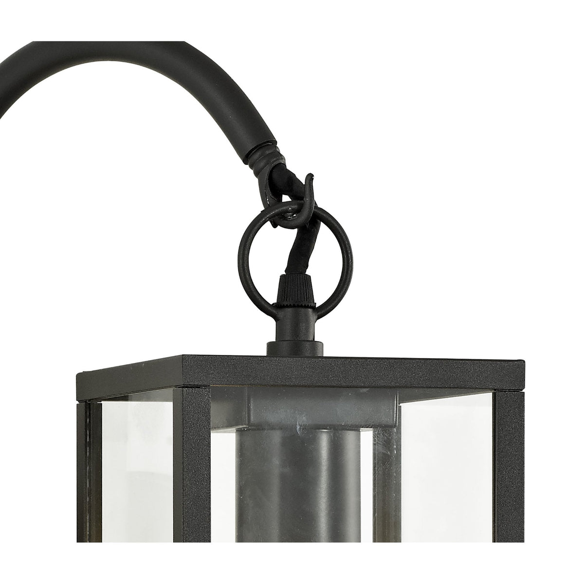 Meavy IP54 Exterior Down Wall Light in Graphite Black
