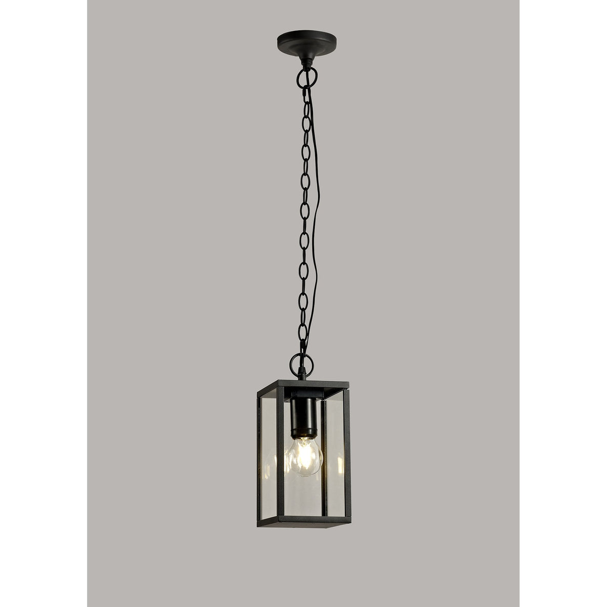 Meavy IP54 Exterior Pendant in Graphite Black