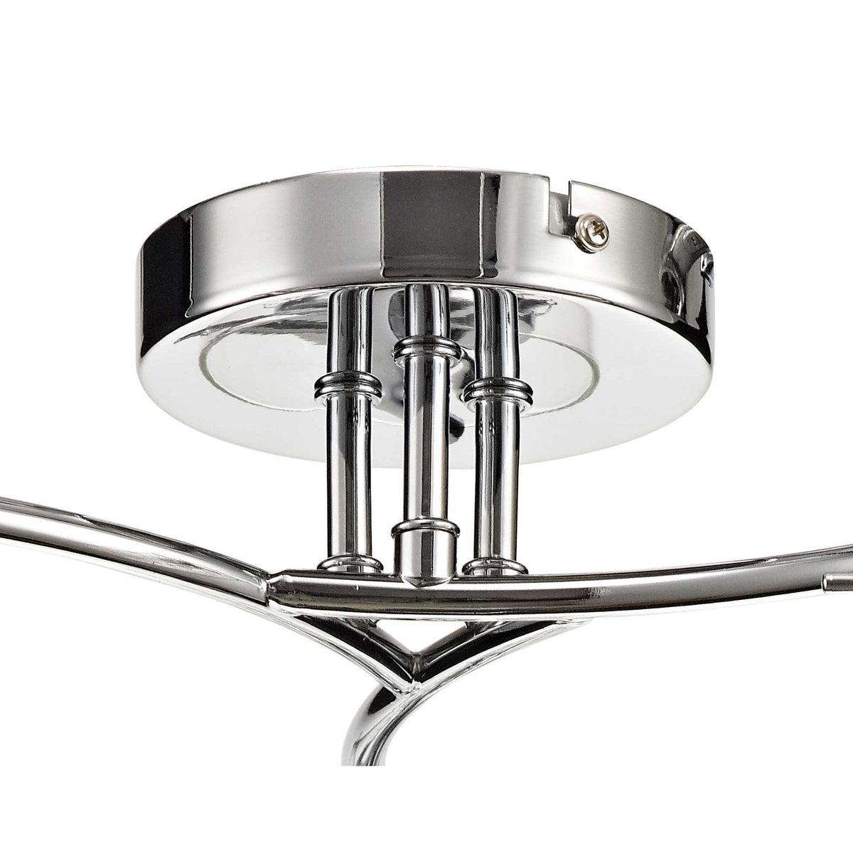 Ogwell Polished Chrome 3 Arm Ceiling Light