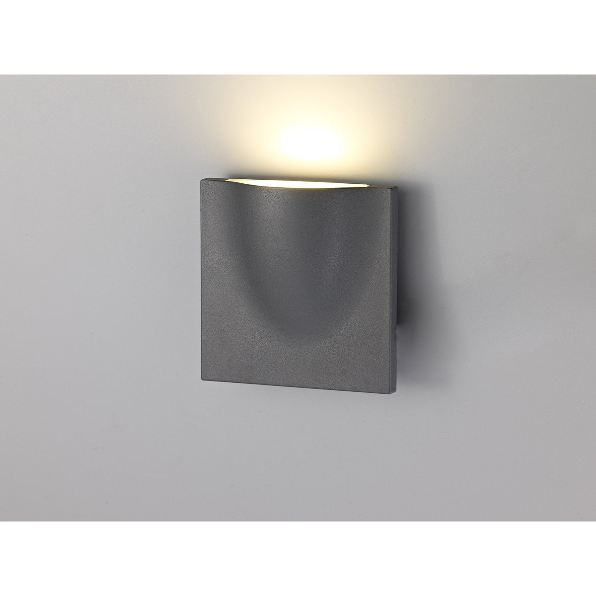 Wrangaton Wall 6W LED IP54 Lamp in Anthracite