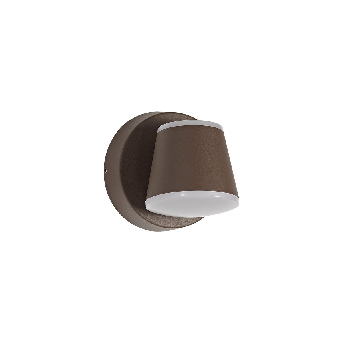 Yelland 2 x 6W LED IP54 Wall Light in Dark Brown