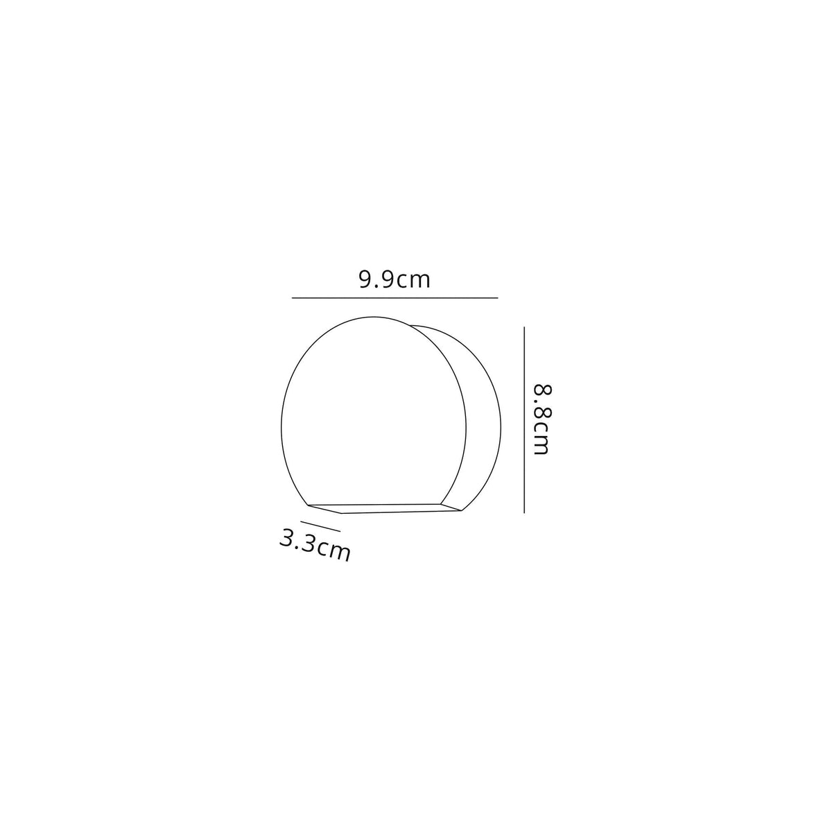 Cornwood 3W LED IP54 Wall Light in Dark Brown