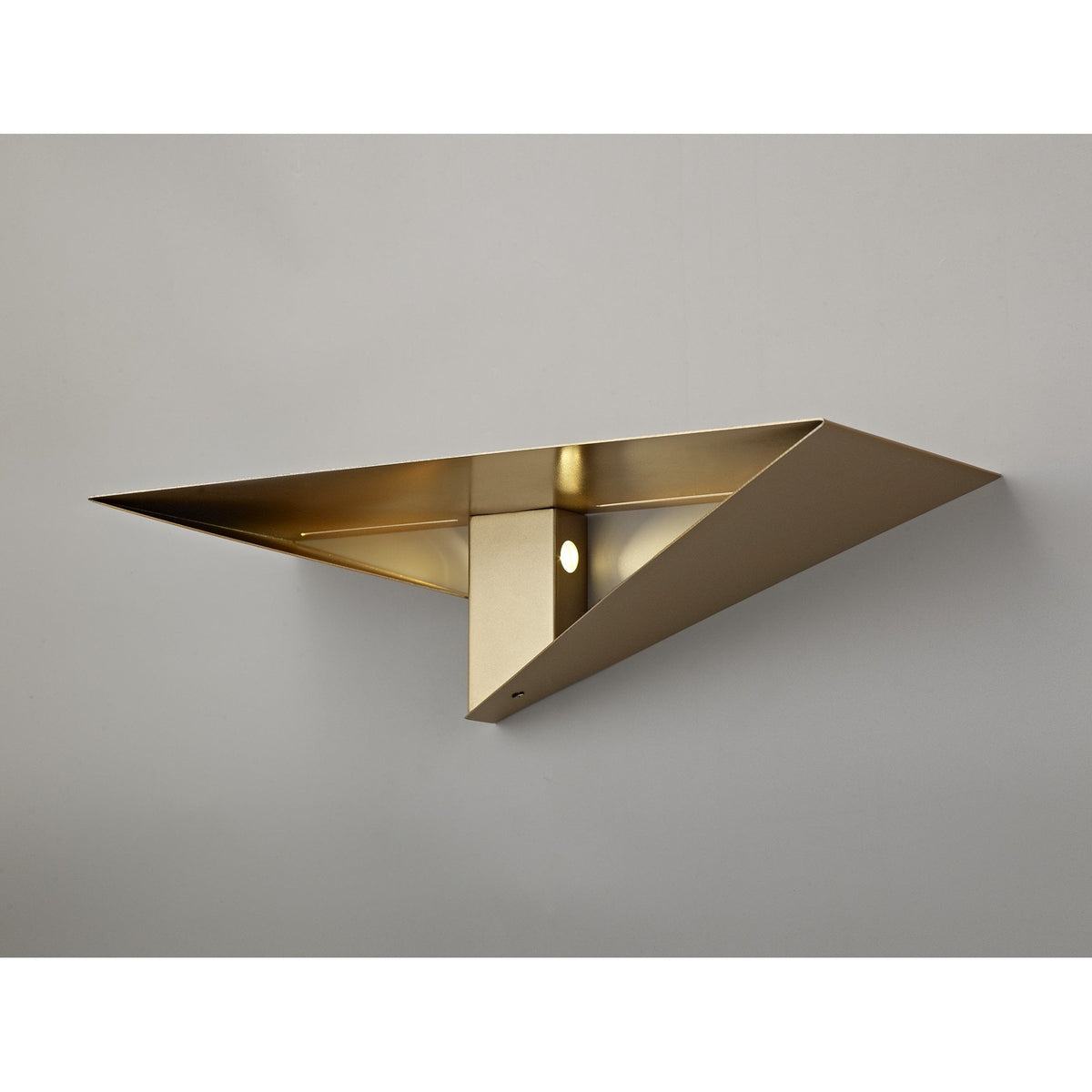 Merton 2 x 3W LED Wall Light in Painted Gold