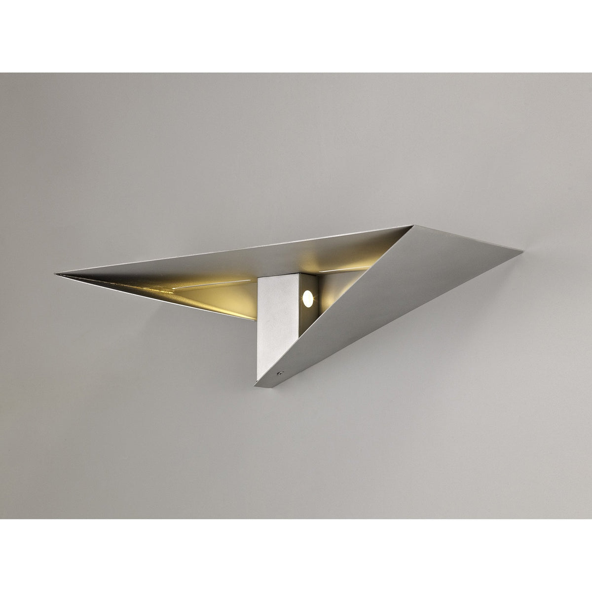 Merton 2 x 3W LED Wall Light in Painted Silver