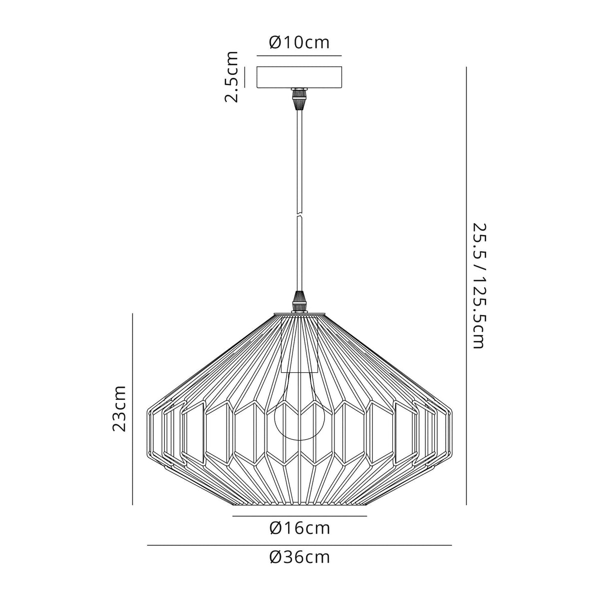 Stoodleigh Medium E27 Pendant in Antique Copper and Black Finish