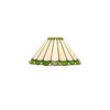 Postbridge Tiffany 30cm Non-Electric Shade in Green Cream & Crystal
