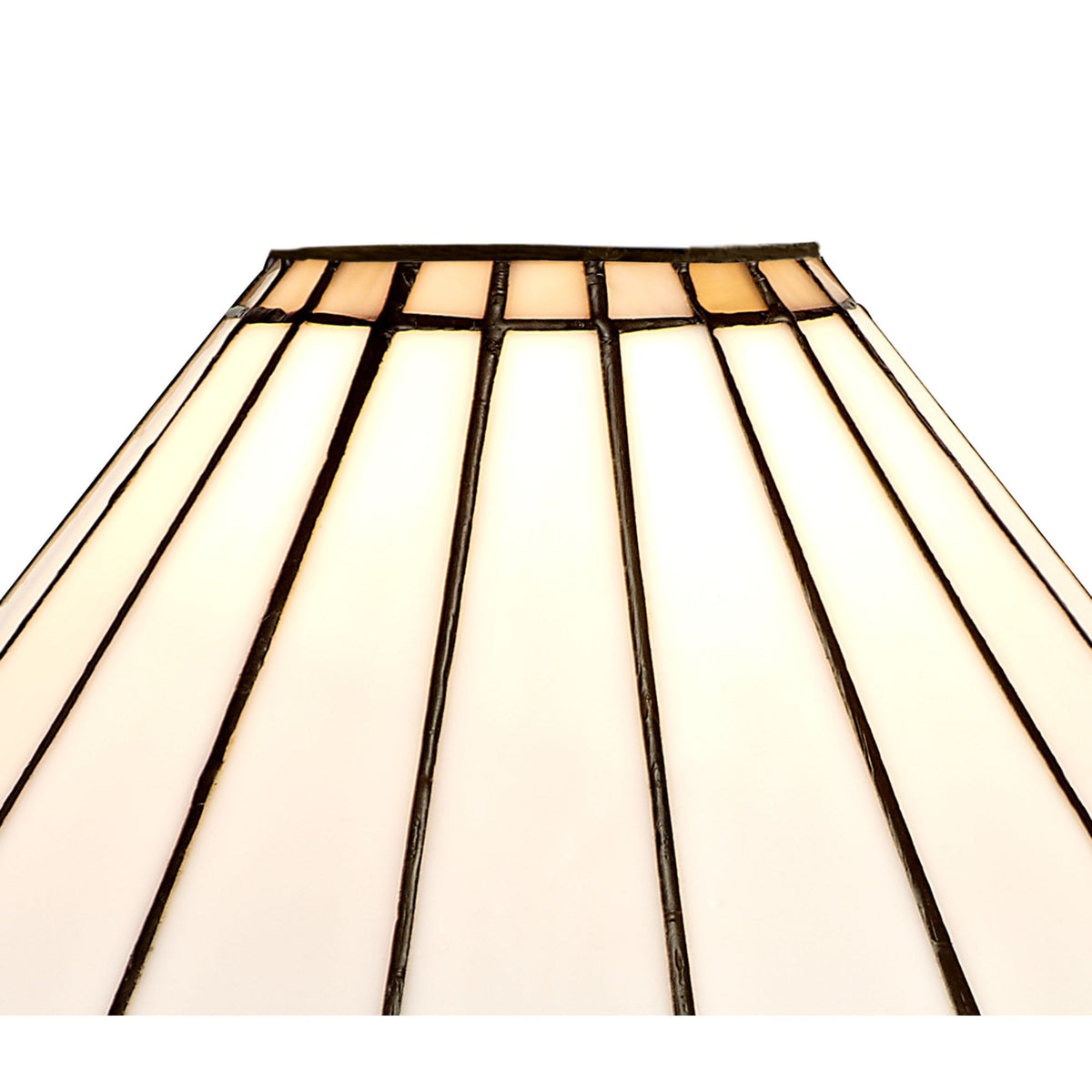 Postbridge Tiffany 30cm Non-Electric Shade in Grey Cream & Crystal