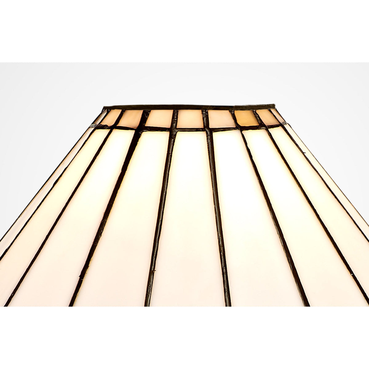 Postbridge Tiffany 30cm Non-Electric Shade in Grey Cream & Crystal