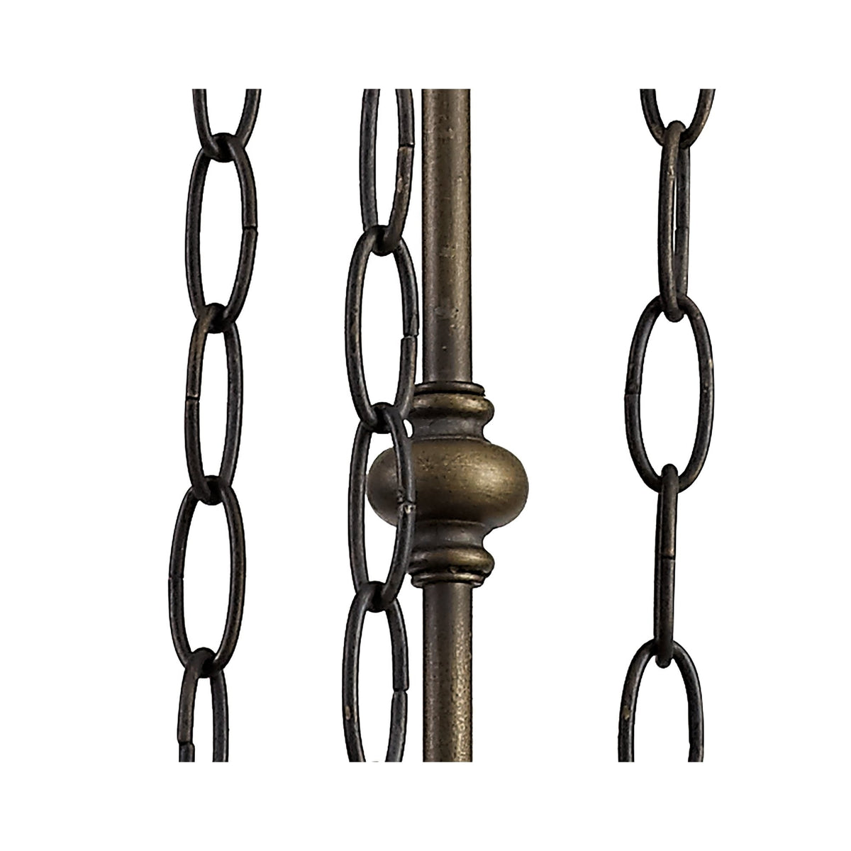 Knowstone Uplighter Suspension 2 Light E27 in Aged Antique Brass