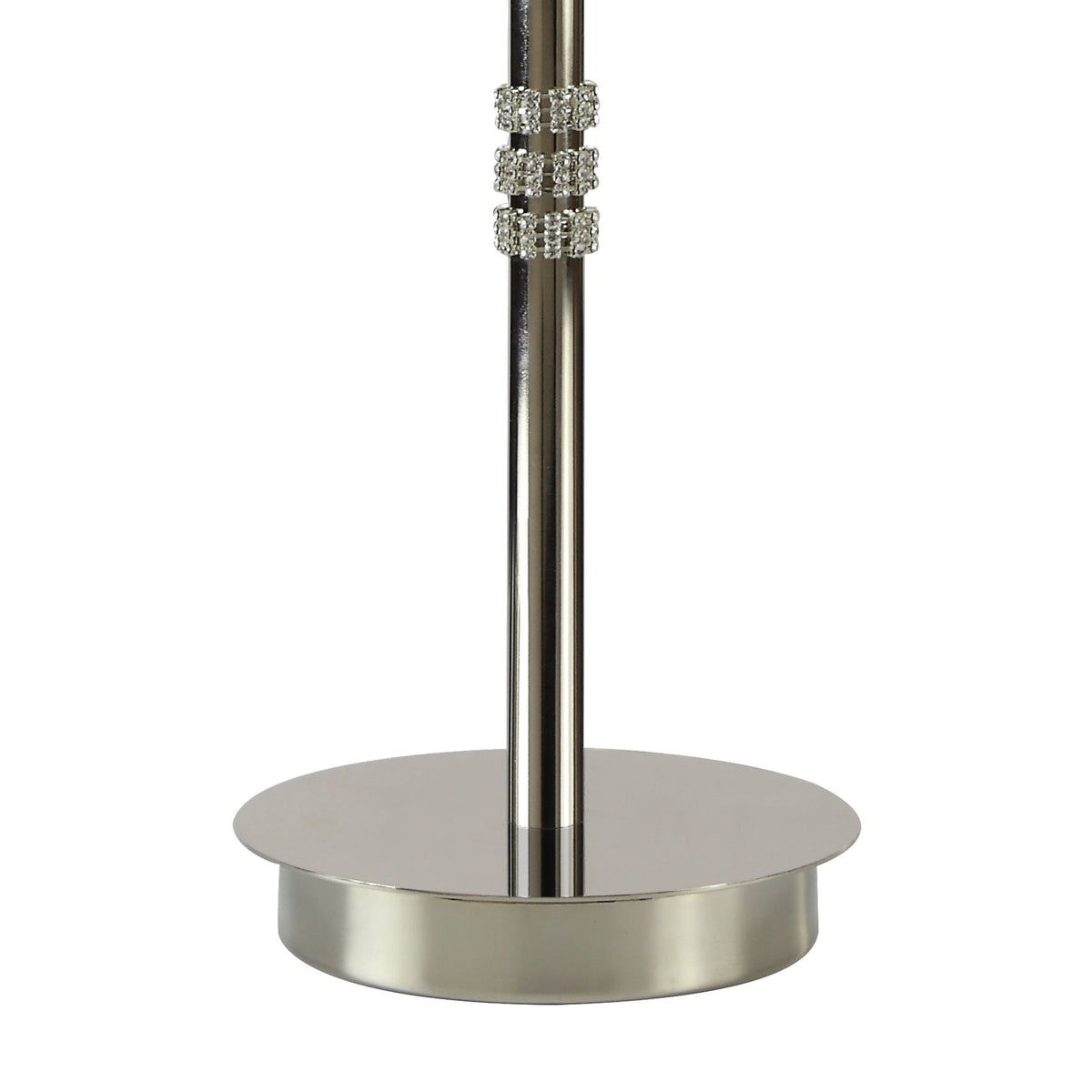 Dunstone Twin Arm Table Lamp in Polished Nickel