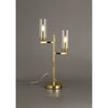 Dunstone Twin Arm Table Lamp in Polished Gold