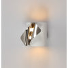 Huish Sand White & Polished Chrome LED Wall Light 3000K 490lm 7W