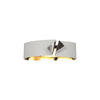 Meeth Sand White and Polished Chrome LED Wall Light 3000K 700lm 10W
