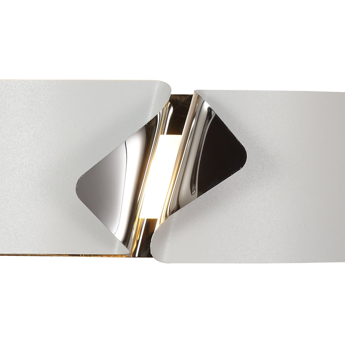 Meeth Sand White and Polished Chrome LED Wall Light 3000K 700lm 10W