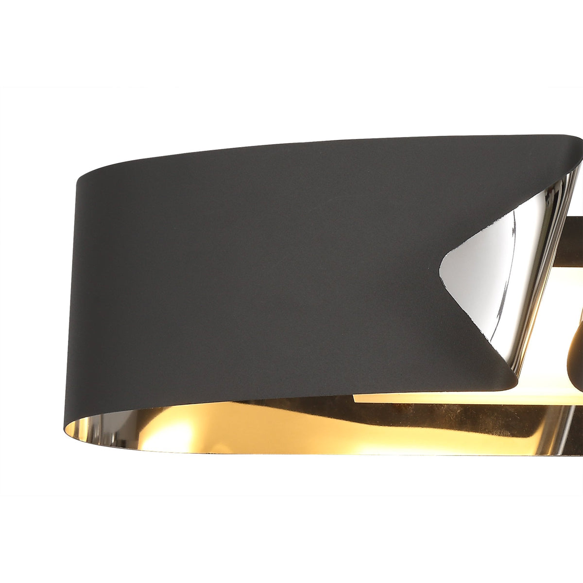 Meeth Sand Anthracite and Polished Chrome LED Wall Light 10W 3000K 700lm