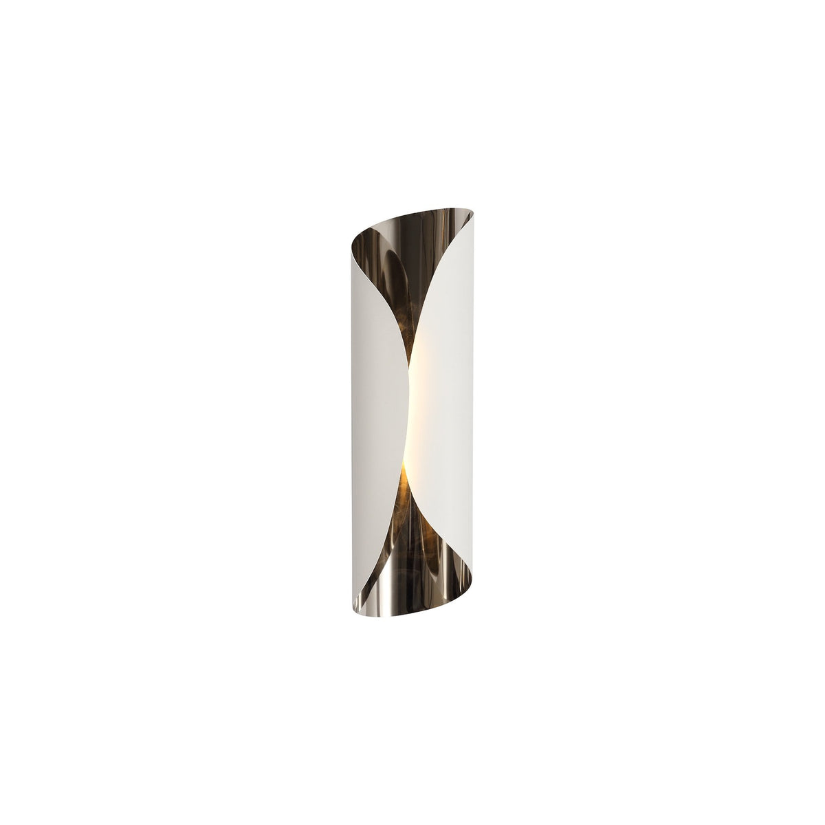 Inwardleigh Sand White and Polished Chrome LED Wall Light 7W 3000K 700lm
