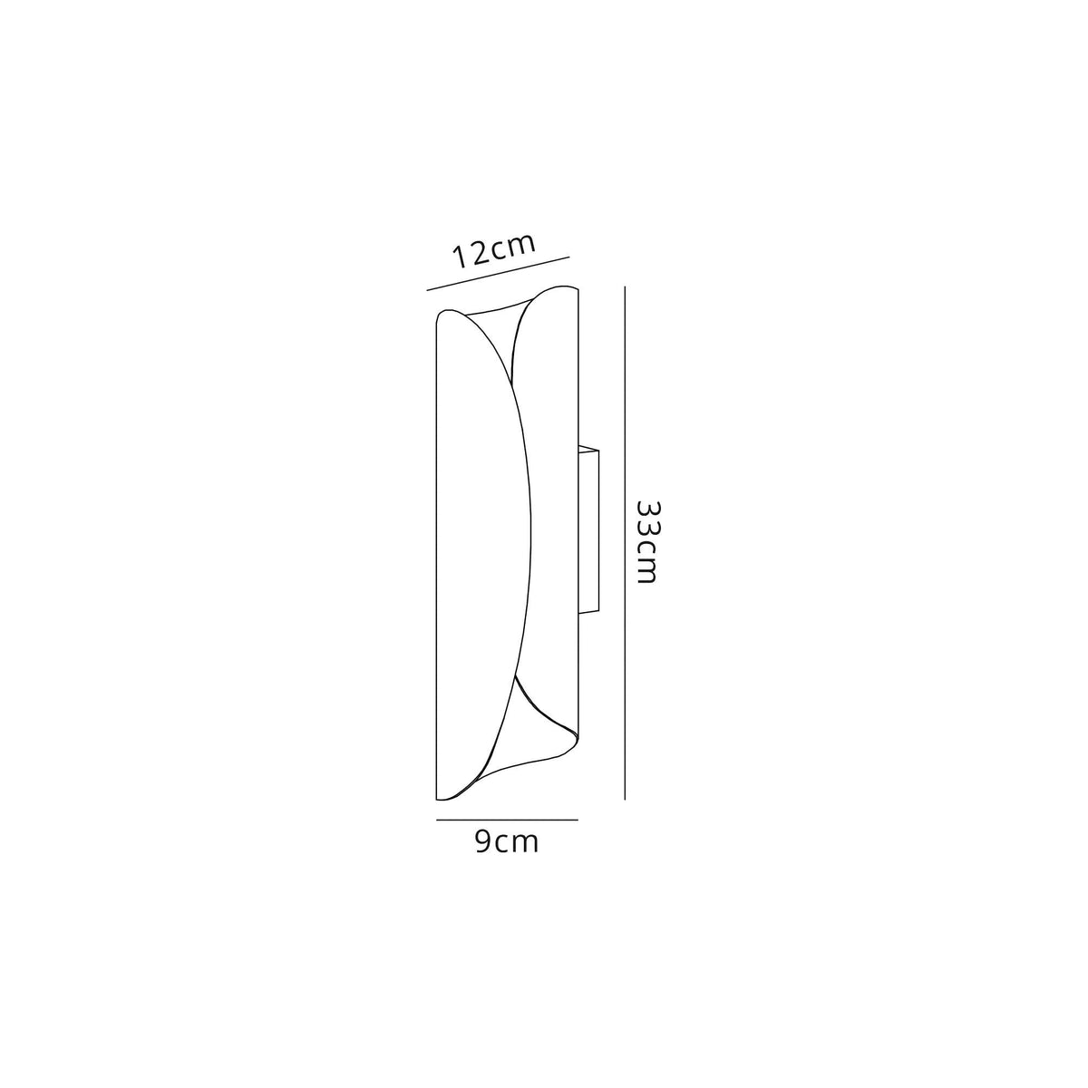 Inwardleigh Sand White and Polished Chrome LED Wall Light 7W 3000K 700lm