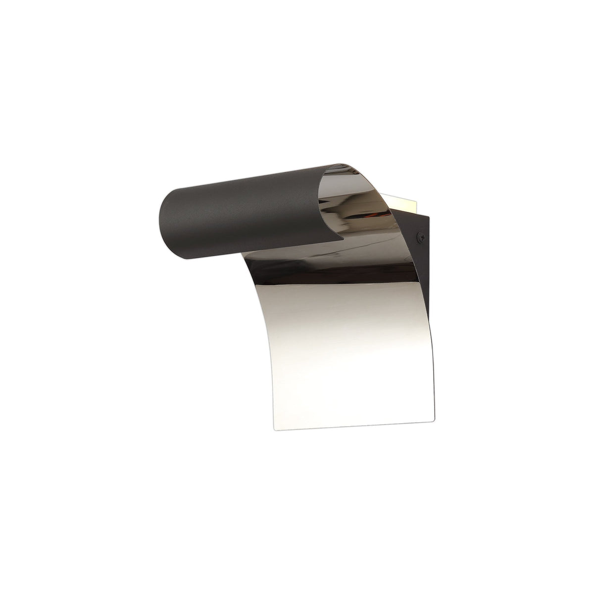 Evershot Sand Anthracite and Polished Chrome LED Wall Light 8W 3000K 560lm