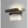 Evershot Sand Anthracite and Polished Chrome LED Wall Light 3000K 840lm 12W