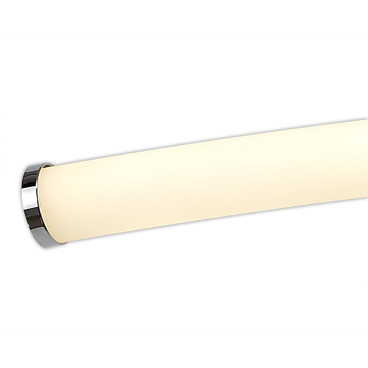 Ashcombe Small Polished Chrome IP44 LED Wall Light 3000K 560lm 8w