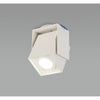 Dowland Adjustable Square GU10 Surface Mounted Spotlight in Sand White