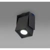 Dowland Adjustable Square GU10 Surface Mounted Spotlight in Sand Anthracite