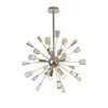 Magna 9 Light Polished Nickel & Crystal Sputnik Pendant
