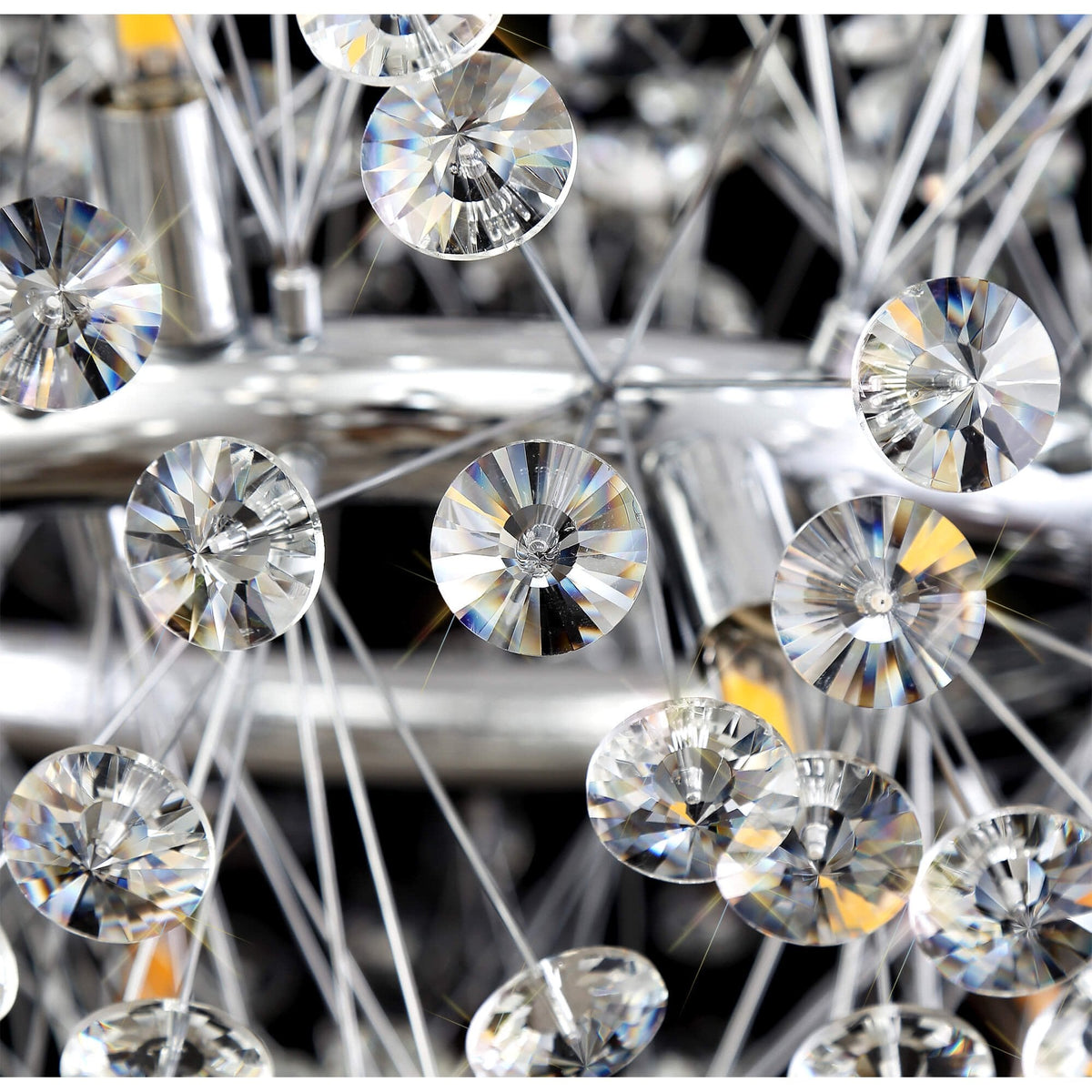 Bridestowe Pendant G9 12 Light in Polished Chrome & Clear Crystal